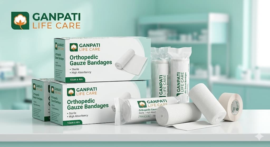 Orthopedic Gauze Bandages supplied by Ganpati Lifecare - Goluwala, Hanumangarh
